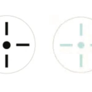 PortalMark Temporary Mark Covers with Crosshairs